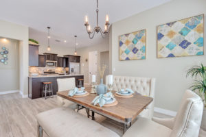 interior living room view of Prickly Pear model homes for sale offered by Cullers Homes