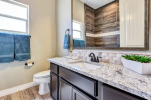 inside view of a bathroom built by custom home builder Cullers Homes in El Paso