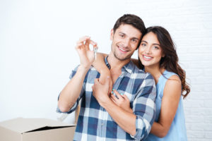 couple holding keys