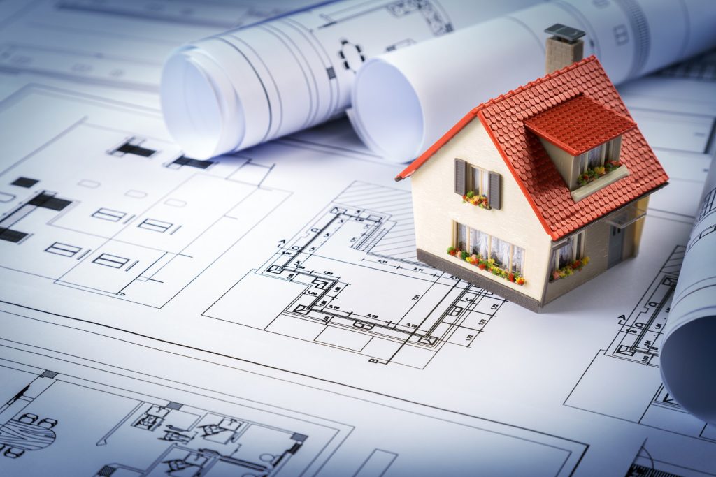 Floorplans with a model home a home builder would show a client